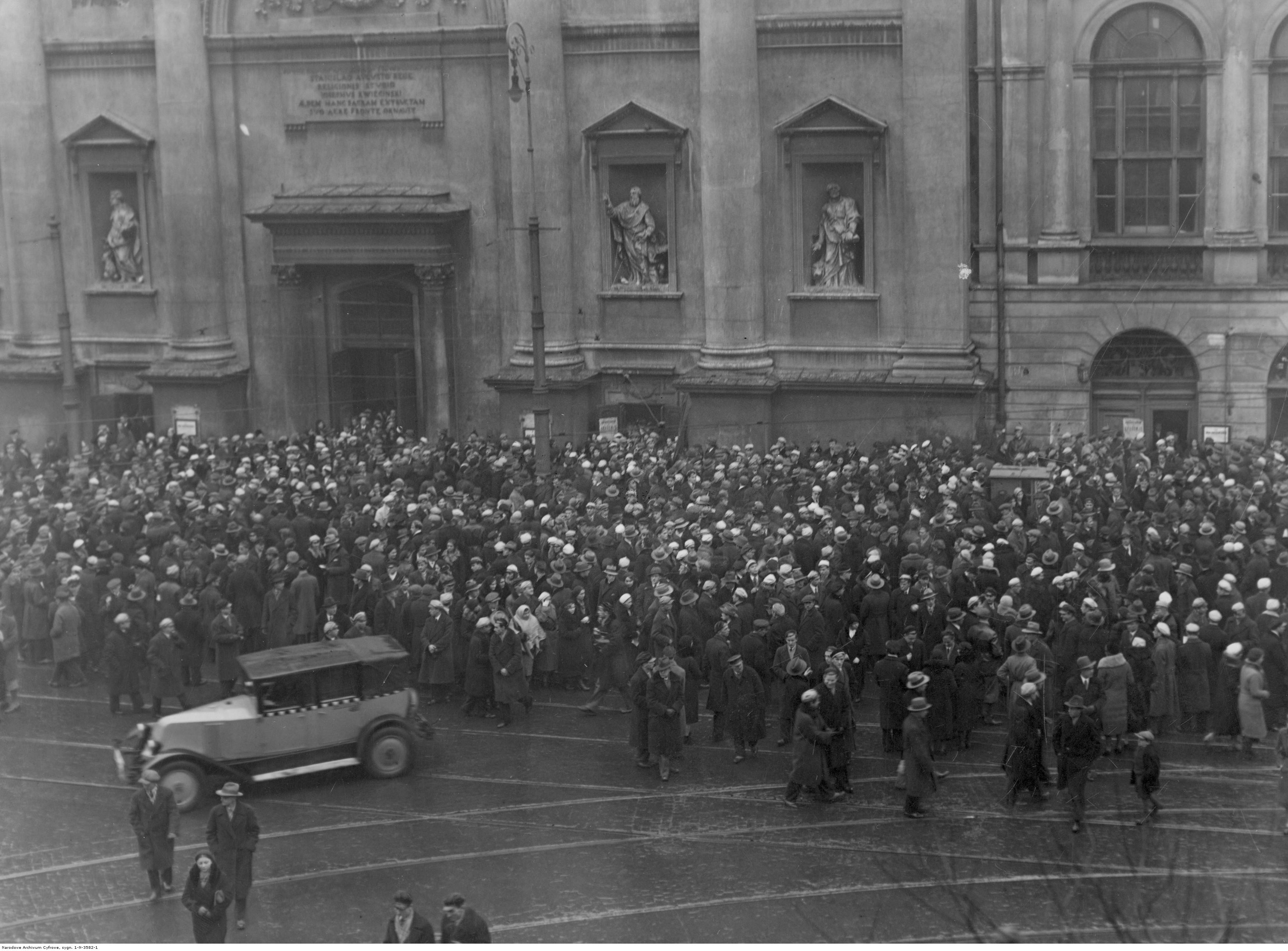 Protesty studenckie w Wilnie. Śmierć S.Wacławskiego (1931)